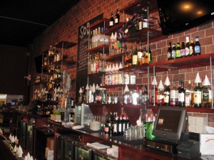 Over half of the beer in SOB's very well stocked bar comes from within 300 miles.