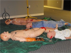 Trainees will respond to lifelike injuries like burns and amputations.